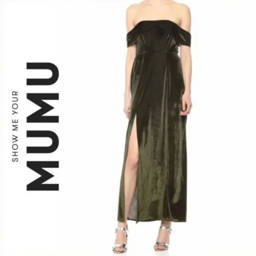 Show Me Your Mumu | Upton Velvet Maxi Dress - Picture 1 of 3